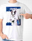 Camiseta personalizada para mascotas 'USA Doggos Soccer'