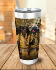 Vaso personalizado para 2 mascotas 'Dog Busters'