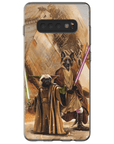 Funda personalizada para teléfono con 2 mascotas 'Yodogg & Jedi-Doggo'