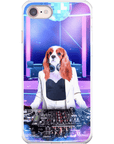 Funda para móvil personalizada 'La DJ femenina'