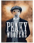 Manta personalizada para mascotas 'Peaky Woofers'