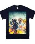 Camiseta personalizada para 2 mascotas 'Green Bay Doggos'