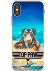 Funda para teléfono personalizada 'Top Paw'