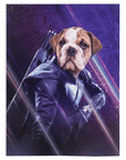 Manta personalizada para mascotas 'Hawkeye Doggo'