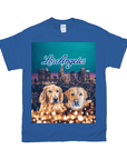 Camiseta personalizada con 2 mascotas 'Doggos of Los Angeles'