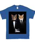 Camiseta personalizada con 2 mascotas 'The Catfathers'