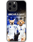 Funda personalizada para teléfono con 2 mascotas 'England Doggos'