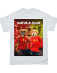 Camiseta Personalizada 2 Mascotas 'Spain Doggos Soccer'