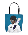 Bolsa Tote Personalizada 'El Jugador de Cricket'