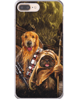 Funda personalizada para teléfono con 2 mascotas 'Chewdogga & Dogg-E-Wok'