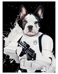Póster personalizado para mascotas 'Storm Woofer'