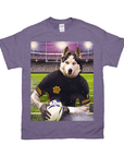 Camiseta personalizada para mascotas 'El jugador de rugby'