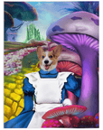 Manta personalizada para mascotas 'Alicia en Doggoland'