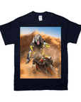 Camiseta personalizada para mascotas 'El piloto de motocross'