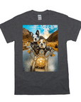 Camiseta personalizada con 2 mascotas 'Harley Wooferson'