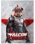 Manta personalizada para mascotas 'Falcon Doggo'