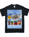 Camiseta personalizada para 4 mascotas 'South Bark'