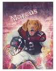 Manta personalizada para mascotas 'Atlanta Doggos'