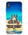 Funda para teléfono personalizada 'Top Paw'