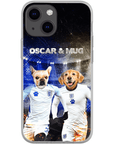 Funda personalizada para teléfono con 2 mascotas 'England Doggos'