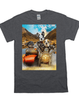 Camiseta personalizada con 3 mascotas 'Harley Wooferson'