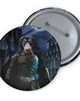 El pin personalizado de Batdog