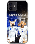 Funda personalizada para teléfono con 2 mascotas 'England Doggos'