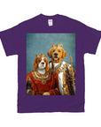 Camiseta personalizada con 2 mascotas 'Rey y Reina'