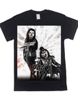 Camiseta personalizada para 2 mascotas 'Kiss Doggos'
