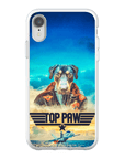 Funda para teléfono personalizada 'Top Paw'