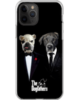 Funda personalizada para teléfono con 2 mascotas 'The Dogfathers'
