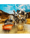Rompecabezas personalizado de 5 mascotas 'Harley Wooferson'