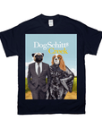 Camiseta personalizada para 2 mascotas 'DogSchitt's Creek'