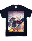 Camiseta personalizada para 2 mascotas 'Houston Doggos'
