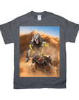 Camiseta personalizada para mascotas 'El piloto de motocross'