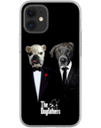 Funda personalizada para teléfono con 2 mascotas 'The Dogfathers'