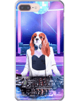 Funda para móvil personalizada 'La DJ femenina'