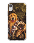 Funda personalizada para teléfono con 2 mascotas 'Chewdogga & Dogg-E-Wok'