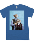 Camiseta personalizada para 2 mascotas 'Step Doggos'
