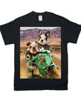 Camiseta personalizada con 2 mascotas 'Kawadawgi Riders'