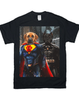 Camiseta personalizada con 2 mascotas 'Superdog & Batdog'