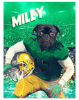 Póster Mascota personalizada 'Notre Dame Doggos'