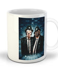 Taza personalizada para 2 mascotas 'The Blues Doggos'