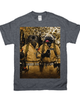 Camiseta personalizada para 2 mascotas 'Dog Busters'