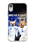 Funda personalizada para teléfono con 2 mascotas 'England Doggos'