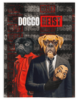 Manta personalizada para 2 mascotas 'Doggo Heist'