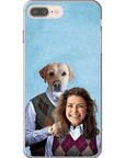 Funda para teléfono personalizada 'Step Doggo & Human (hembra)'