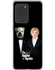 Funda personalizada para teléfono humano o mascota 'The Dogfather & Dogmother'