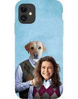 Funda para teléfono personalizada 'Step Doggo & Human (hembra)'