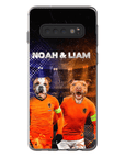 Funda personalizada para teléfono con 2 mascotas 'Holland Doggos'